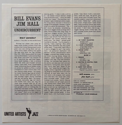 Bill Evans & Jim Hall - Undercurrent (1976 Japanese United Artists Vinyl LP)