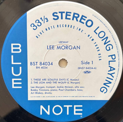Lee Morgan - Leeway (1989 Japanese Blue Note Vinyl LP)