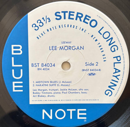 Lee Morgan - Leeway (1989 Japanese Blue Note Vinyl LP)