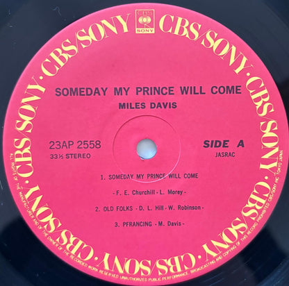 Miles Davis Sextet - Someday My Prince Will Come (1983 Japanese CBS/Sony Vinyl LP)