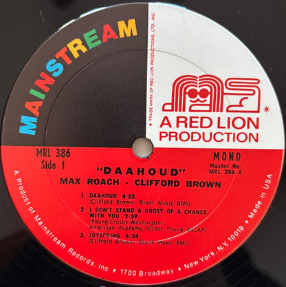 Max Roach & Clifford Brown - Daahoud (1972 US Mainstream Records Vinyl LP)