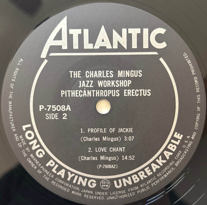 Charles Mingus - Pithecanthropus Erectus (1976 Japanese Atlantic Mono Vinyl LP)