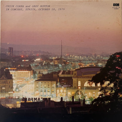 Chick Corea and Gary Burton - In Concert, Zürich, October 28, 1979 (1980 Japanese ECM 2xLP)
