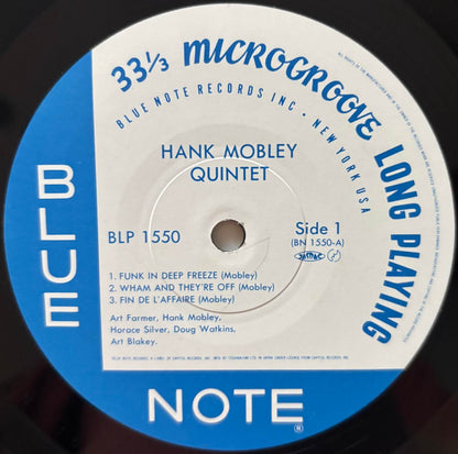 Hank Mobley - Hank Mobley Quintet (1984 Japanese Blue Note Mono Vinyl LP)