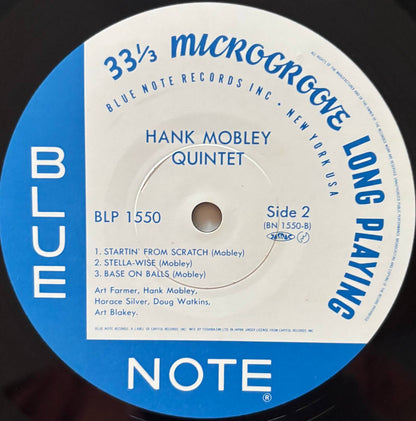 Hank Mobley - Hank Mobley Quintet (1984 Japanese Blue Note Mono Vinyl LP)