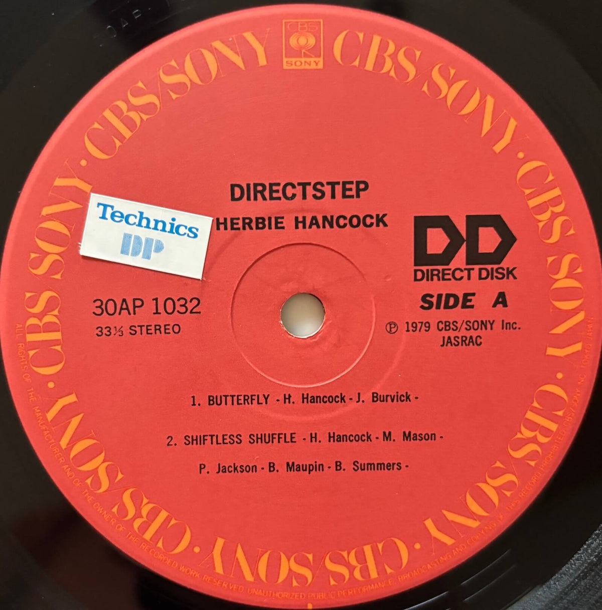 Herbie Hancock - Directstep (1979 Japanese CBS/Sony Direct-to-Disc Vinyl LP)