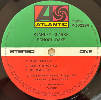Stanley Clarke - School Days (1976 Japanese Atlantic Vinyl LP)