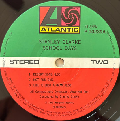Stanley Clarke - School Days (1976 Japanese Atlantic Vinyl LP)