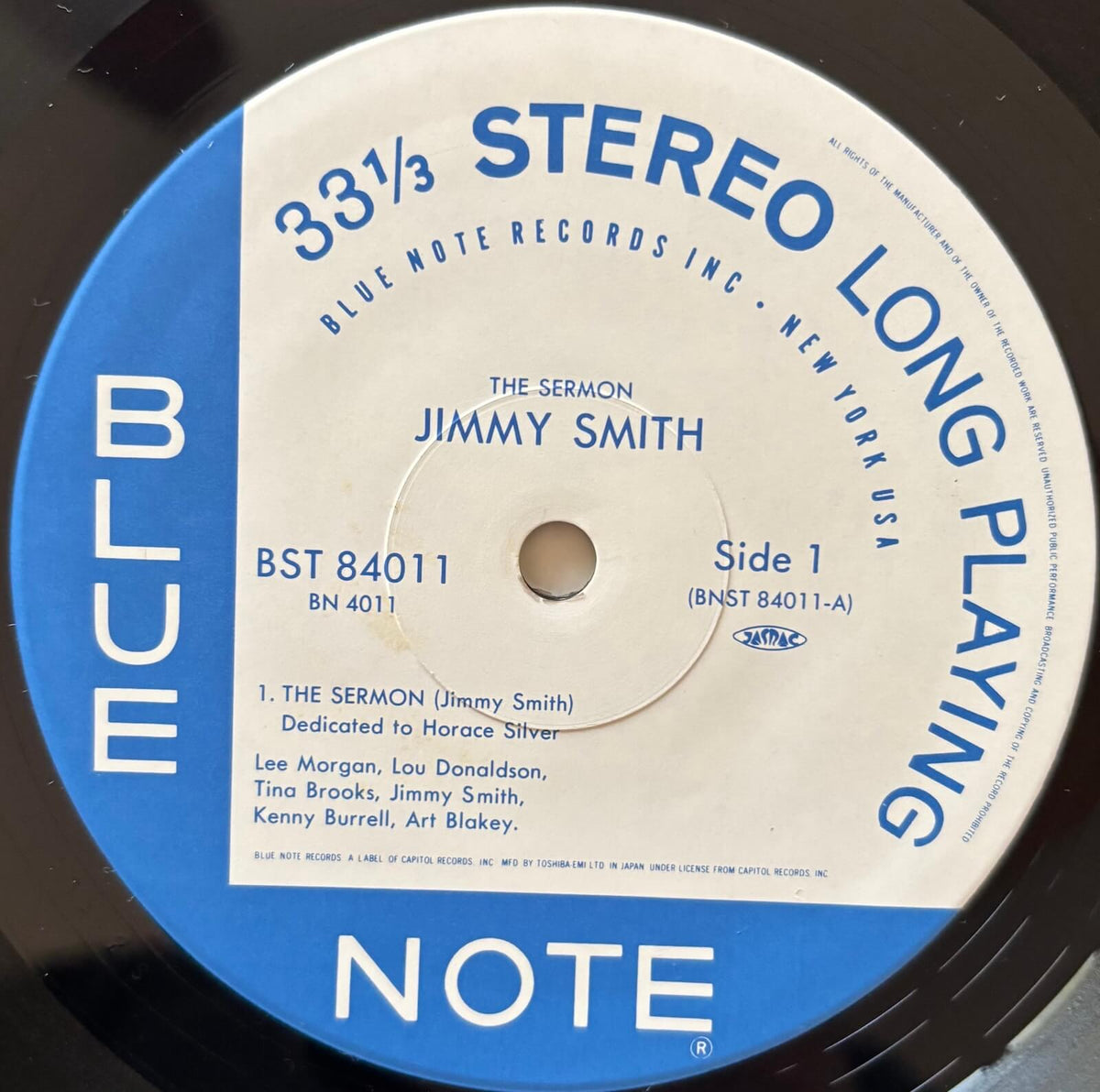 Jimmy Smith - The Sermon! (1992 Japanese Blue Note Vinyl LP)
