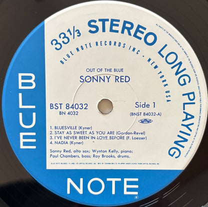 Sonny Red - Out Of The Blue (1989 Japanese Blue Note Stereo LP Limited Edition)
