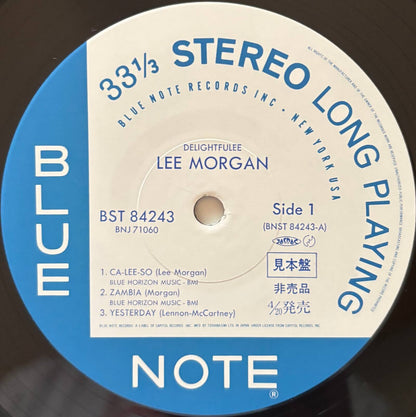 Lee Morgan - Delightfulee (1985 Japanese Blue Note Promo Vinyl LP)