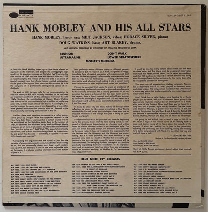 Hank Mobley - Hank Mobley and His All Stars (1967 US Blue Note Vinyl LP)