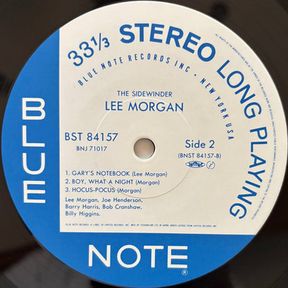 Lee Morgan - The Sidewinder (1984 Japanese Blue Note Vinyl LP)