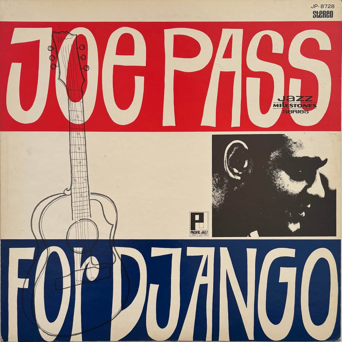 Joe Pass - For Django (Japanese Pacific Jazz Stereo Vinyl LP)