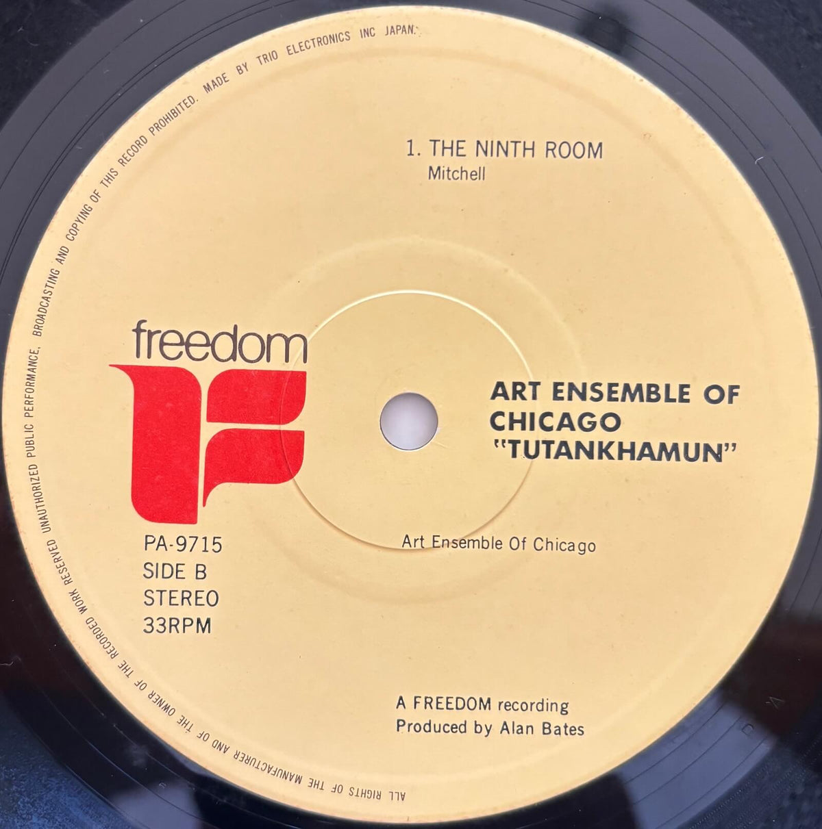 Art Ensemble of Chicago - Tutankhamun (1974 Japanese Trio Records / Freedom Vinyl LP)