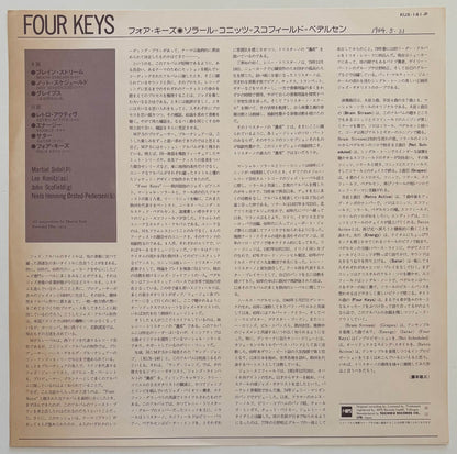 Solal, Konitz, Scofield, Ørsted Pedersen - Four Keys (1980 Japanese MPS Vinyl LP)