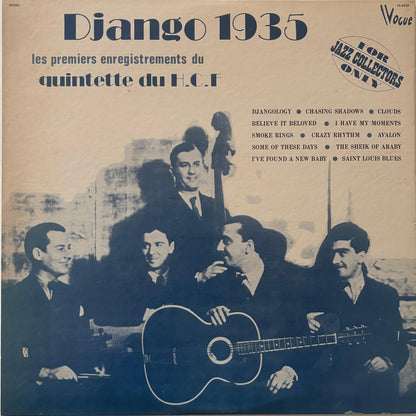 Django Reinhardt - Django 1935: Les Premiers Enregistrements du Quintette du H.C.F. (Japanese Vogue Vinyl LP)