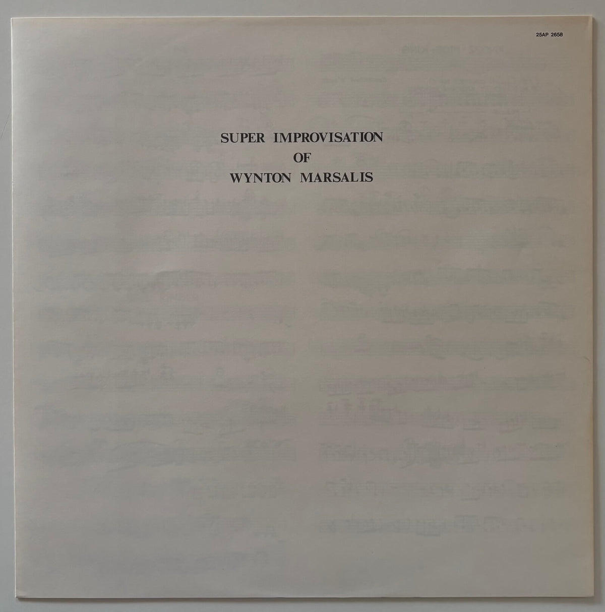 Wynton Marsalis - Think of One (1983 Japanese CBS/Sony Vinyl LP)