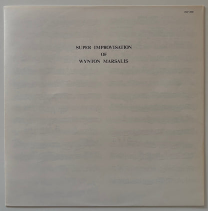 Wynton Marsalis - Think of One (1983 Japanese CBS/Sony Vinyl LP)