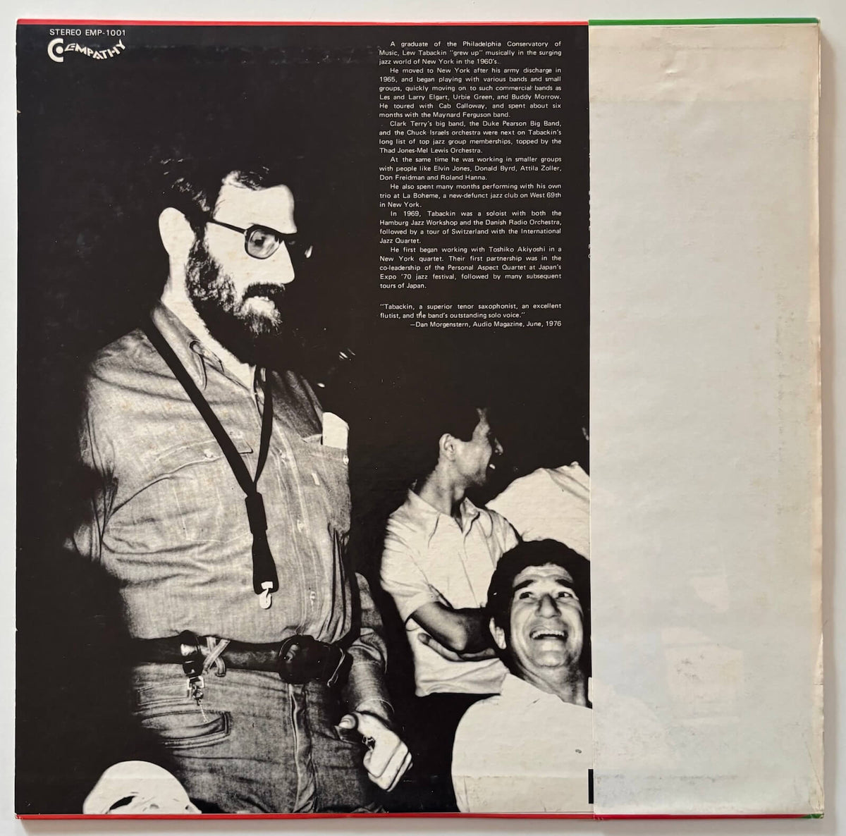 Lew Tabackin - Dual Nature (1978 Japanese Empathy Vinyl LP)