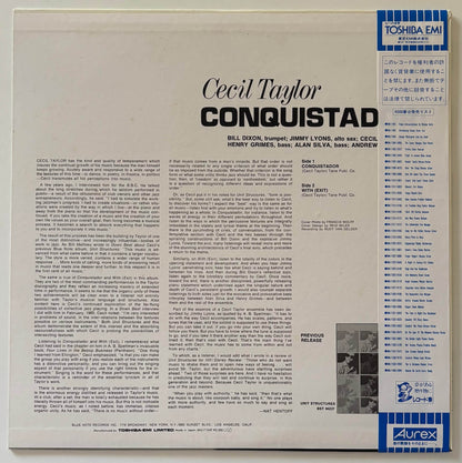 Cecil Taylor - Conquistador! (1984 Japanese Blue Note Promo Reissue Vinyl LP)