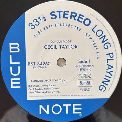 Cecil Taylor - Conquistador! (1984 Japanese Blue Note Promo Reissue Vinyl LP)