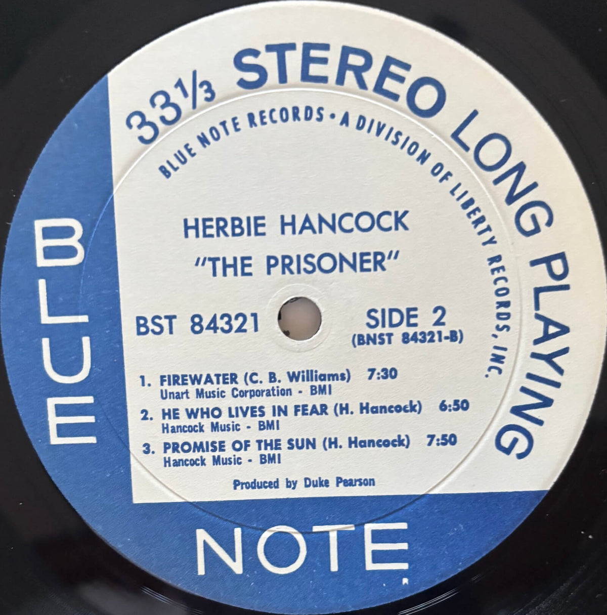 Herbie Hancock - The Prisoner (1970 US Blue Note Vinyl LP)