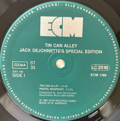 Jack DeJohnette’s Special Edition - Tin Can Alley (1981 German Vinyl LP)