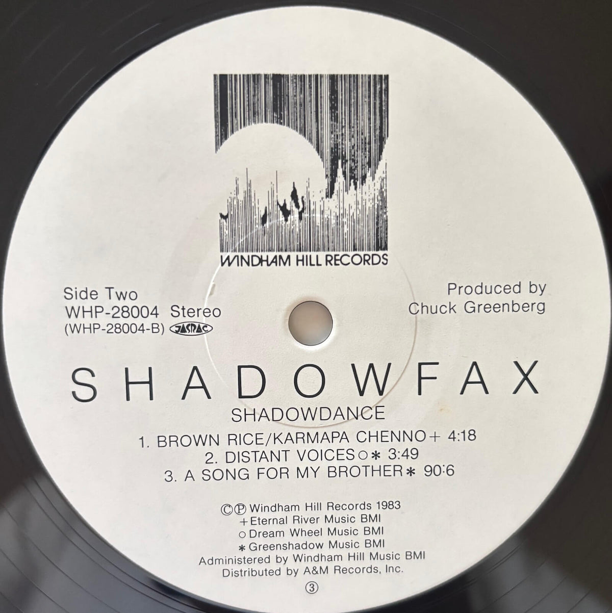 Shadowfax - Shadowdance (1983 Japanese Windham Hill WHP-28004 Vinyl LP)
