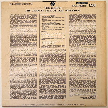 Charles Mingus - The Clown (1976 Japanese Atlantic Mono Reissue Vinyl LP)