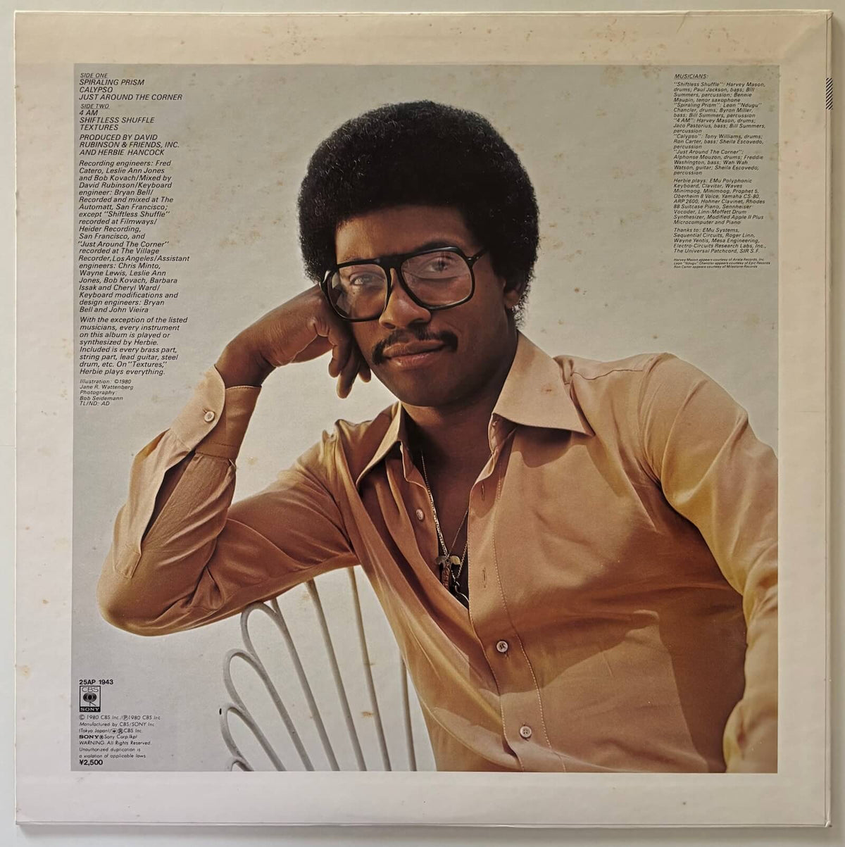 Herbie Hancock - Mr. Hands (1980 Japanese CBS/Sony Vinyl LP)