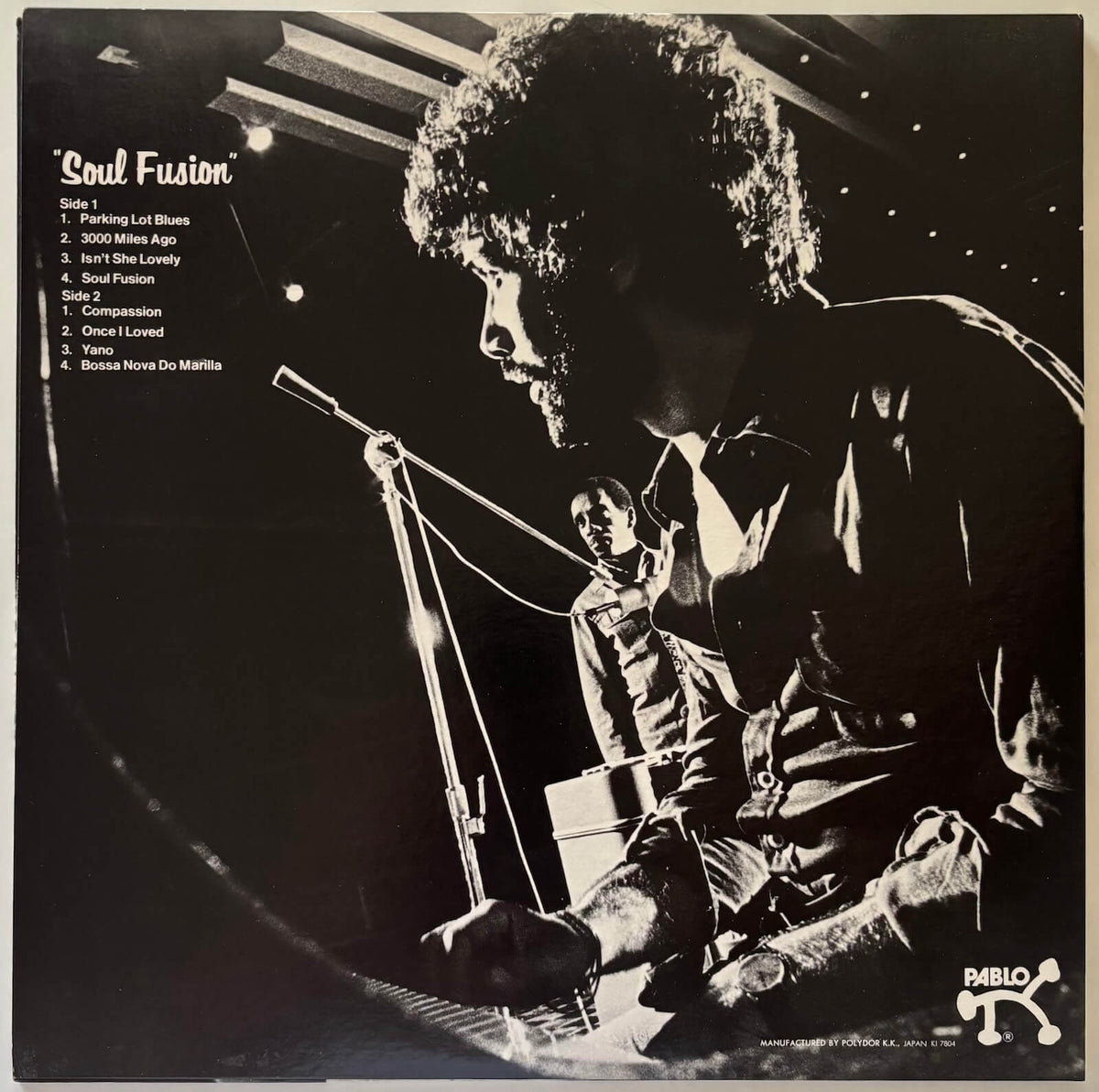 Milt Jackson and the Monty Alexander Trio - Soul Fusion (1978 Japanese Pablo Vinyl LP)